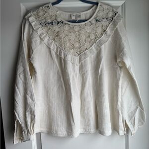 Sezane Lace Blouse Size M NWOT